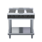 Waldorf Bold RNLB8600SE-LS - 900mm Electric Cooktop Sealed Hobs Low Back Version - Leg Stand