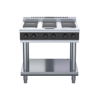 Waldorf Bold RNLB8600SE-LS - 900mm Electric Cooktop Sealed Hobs Low Back Version - Leg Stand