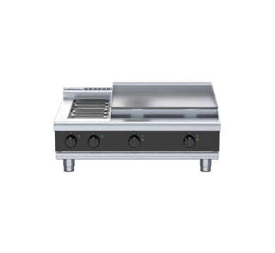 Waldorf Bold RNLB8606E-B - 900mm Electric Cooktop Low Back Version - Bench Model