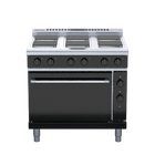 Waldorf Bold RNLB8610SE - 600mm Electric Sealed Hobs Range Static Oven Low Back Version