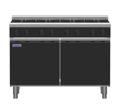 Waldorf Bold RNLB8803G-CD - 1200mm Gas Cooktop Low Back Version - Cabinet Base