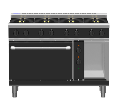 Waldorf Bold RNLB8819GE - 1200mm Gas Range Electric Static Oven Low Back Version