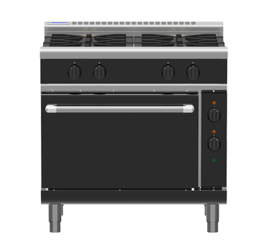 Waldorf Bold RNLB8910GE - 900mm Gas Range Electric Static Oven Low Back Version