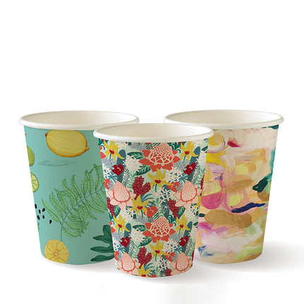BioPak RT-BC-8-4X25P-P 280ml hot paper cups 25pk