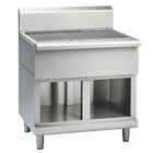 Waldorf 800 Series SF8900-CB - 900mm Solid Fuel Grill - 215mm Splashback Version - Cabinet Base