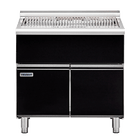 Waldorf Bold SFLB8900-CD - 900mm Solid Fuel Grill - Low Back Version - Cabinet Base with Doors