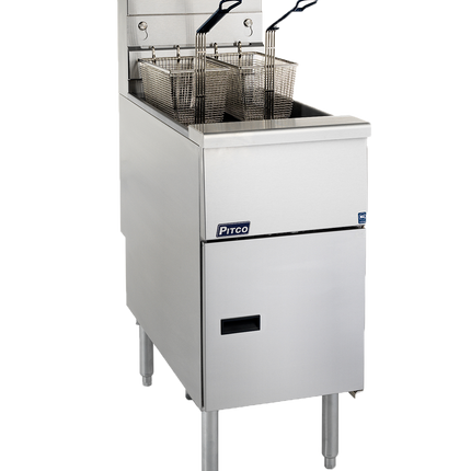 Pitco SG14S gas fryer — front view