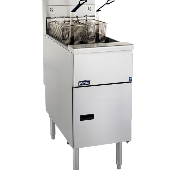 Pitco SG14S gas fryer — front view
