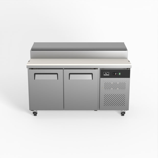 AG Equipment SH2000-800 salad/noodle/sandwich prep bar fridge — front view