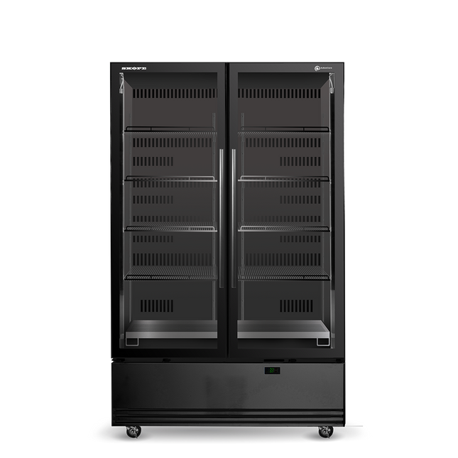 Skope 2 Glass Door Display or Storage Fridge 1079L - SKB1200N-A