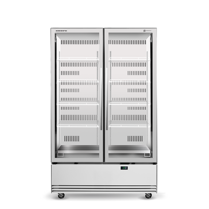 Skope 2 Glass Door Display or Storage Fridge 1079L - SKB1200N-A