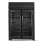 Skope SKFT1300N-A 2 Glass Door Upright Display or Storage Freezer