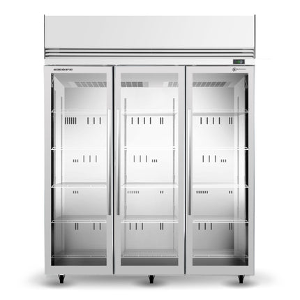 Skope SKFT1500N-A 3 Glass Door Upright Display or Storage Freezer