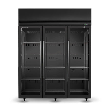 Skope SKFT1500N-A 3 Glass Door Upright Display or Storage Freezer