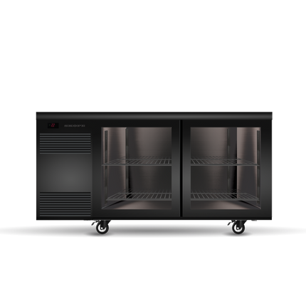 Skope BackBar 2 Glass Sliding Door SlimLine Fridge SL.2.GSL
