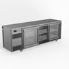 Skope BackBar 3 Glass Sliding Door SlimLine Fridge