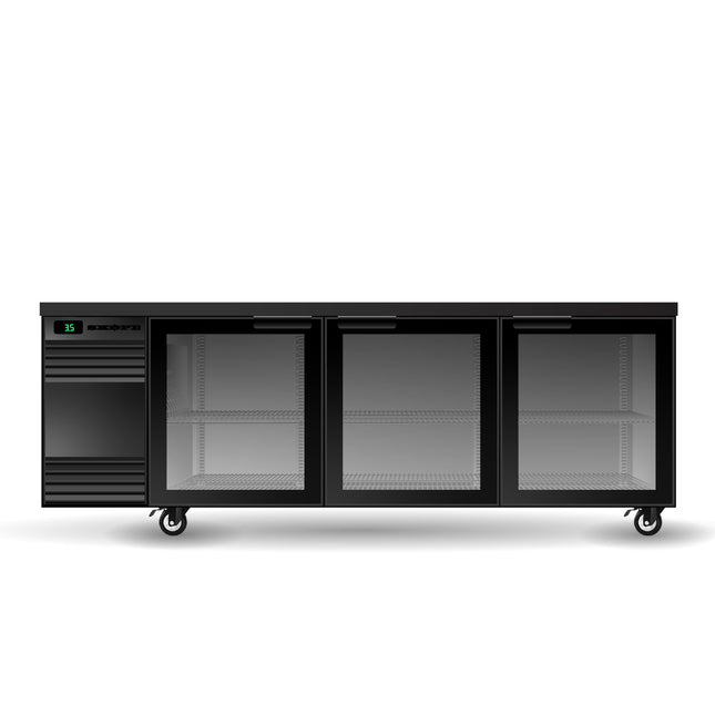 Skope BackBar 3 Glass Swing Door SlimLine Fridge - SL.3.GSW