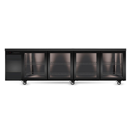 Skope BackBar 4 Glass Sliding Door SlimLine Fridge