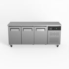 AG Three Door Commercial Worktop / Under Bench Fridge 600mm Depth SLX3100TN