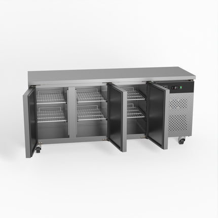 AG Three Door Commercial Worktop / Under Bench Fridge 600mm Depth SLX3100TN