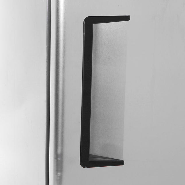 Atosa MBF8002 Upright Storage Freezer — three-quarter view