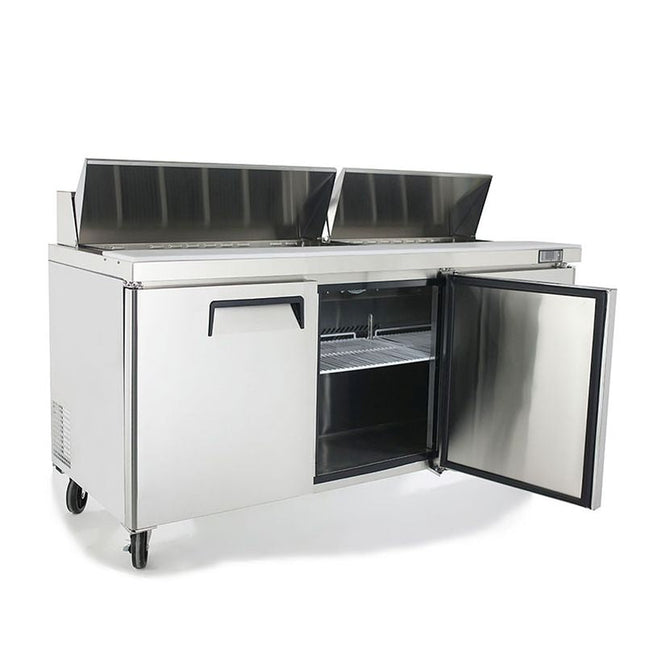 Atosa Three Door Sandwich Prep Table Refrigerator MSF8304