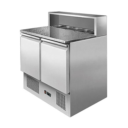 Atosa Two Doors Pizzatable Marble Top Saladette ESL3831