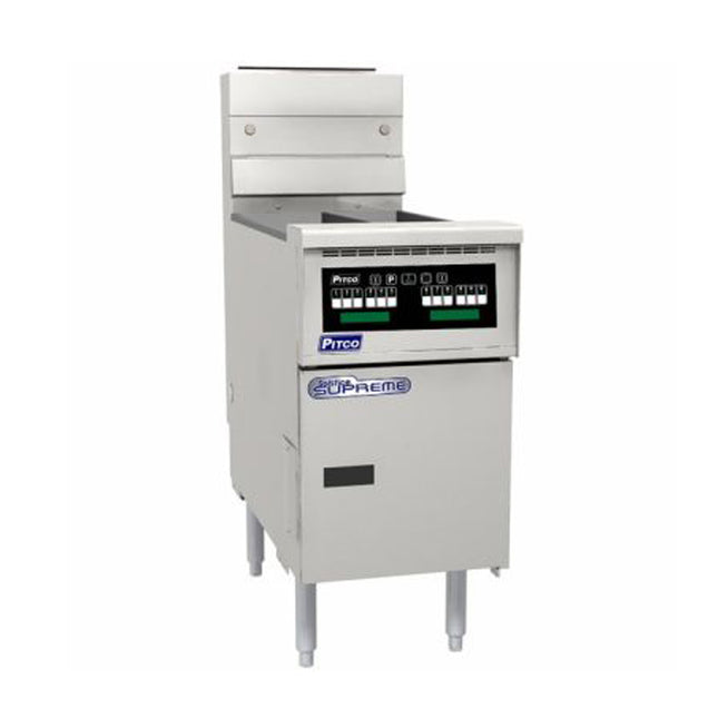 Pitco Gas Fryer Split Tank, Computer Control SSH55T-C
