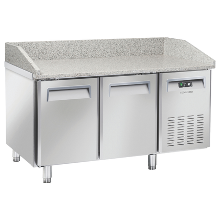 Saltas Marble Top Pizza Fridge 2 Door MPB0020