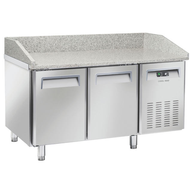 Saltas Marble Top Pizza Fridge 2 Door MPB0020
