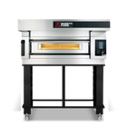 Moretti Forni serieS Single Deck Baking Oven on Stand 2 x 35cm Pizza COMP S50E/1/S