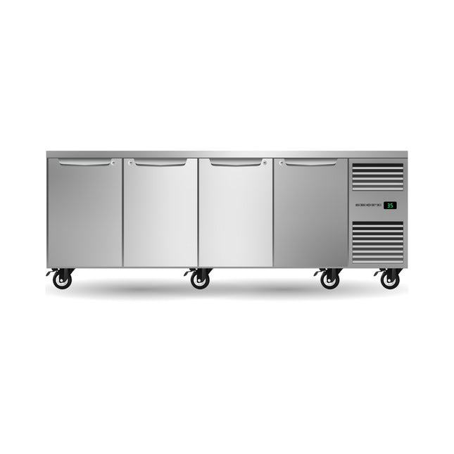 Skope ProSpec Four Solid Door Underbench GN 1/1 Right Hand Fridge - PG11.UBR.4.SD.RH - Main Image