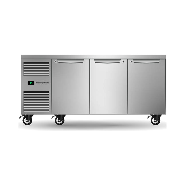 Skope ProSpec Three Solid Door Underbench GN 11 Fridge - PG11.UBR.3.SD - Main Image
