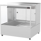 Woodson 2 Module Square Glass Hot Food Display W.HFSQ22