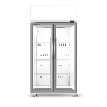 Skope 2 Glass Door Display or Storage Fridge with EZICORE TCE1000N