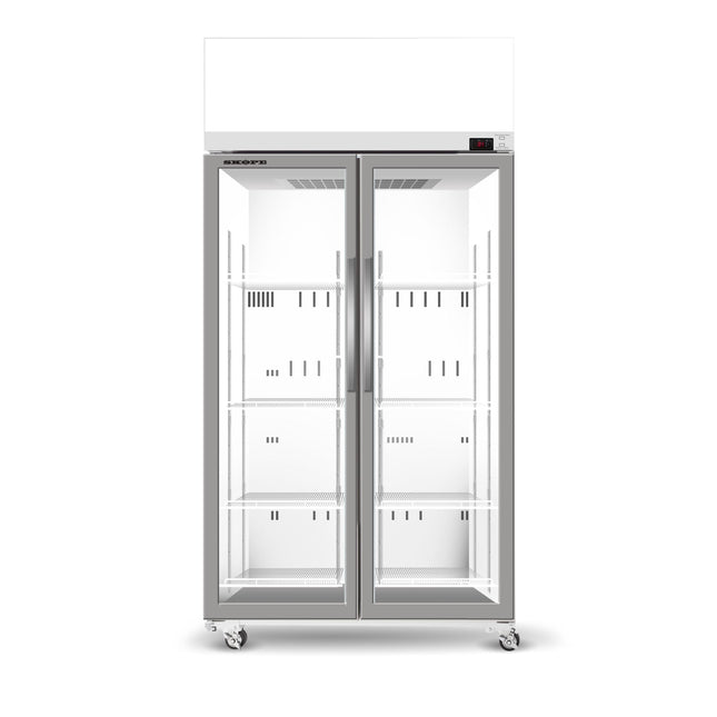Skope TCE1000N upright display fridge — front view