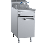 B+S Black Split Pan Turbo Fryer Natural Gas