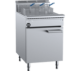 B+S Black Single Pan Turbo Fryer Natural Gas TF-601-NG