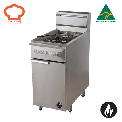 Goldstein Gas Single Pan Turbo-Tube, Pan Size 353 X 353 X 300 mm, 2 Baskets Per Pan, 28 Ltr. Capacity TGF1M/400L