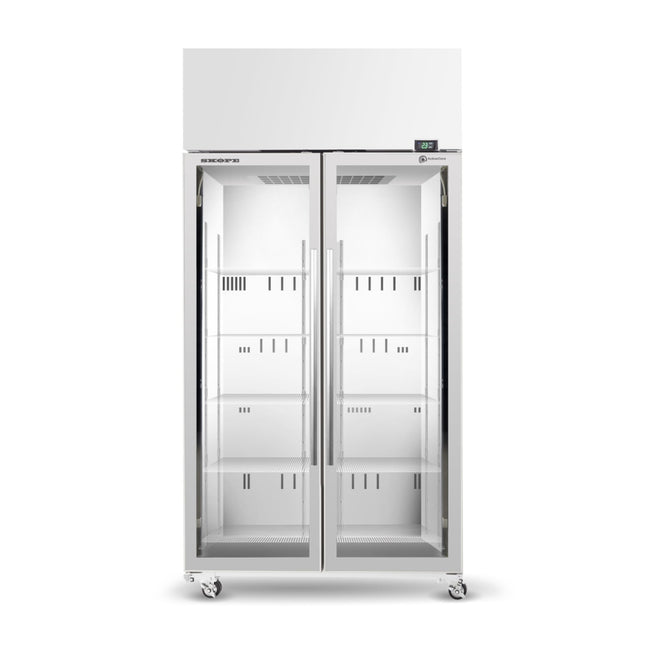 Skope TME1000N-A 2 Glass Door Display or Storage Fridge