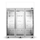 Skope TME1500N-AC 3 Glass Door Display or Storage Fridge, Lit Sign