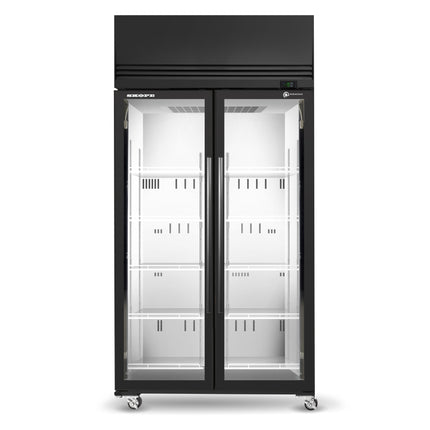 TMF1000N-A 2 1 Glass Door Upright Display or Storage Freezer