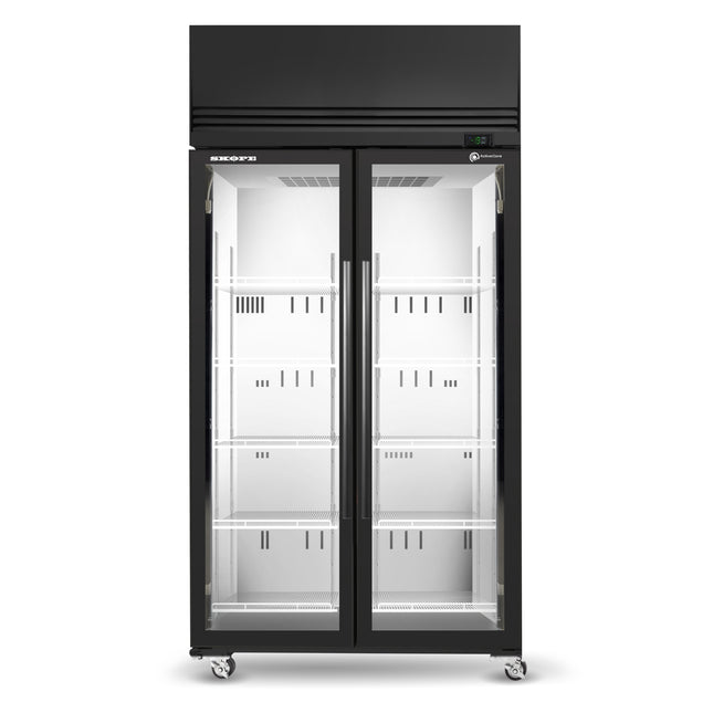 TMF1000N-A 2 1 Glass Door Upright Display or Storage Freezer