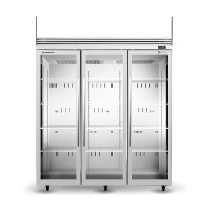 Skope TMF1500N-A 3 Glass Door Upright Display or Storage Freezer