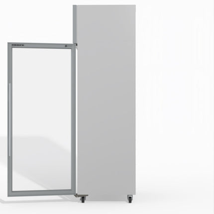 TMF650N-Ice 1 Glass Door Upright Display or Storage Freezer