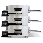 Moretti Forni Triple Chamber Electric Conveyor Oven On Legs 25