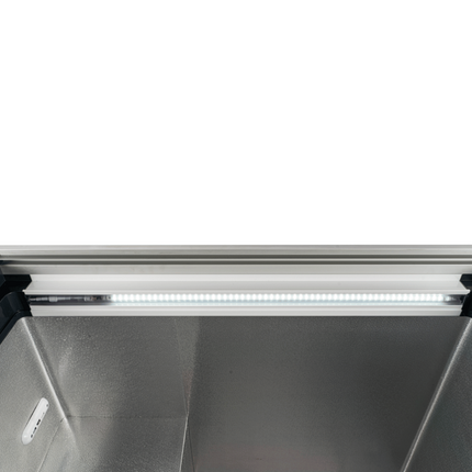 Thermaster 336L Chest Freezer With Flat Glass Sliding Lids WD336G