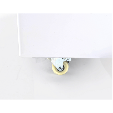 Thermaster 516L Chest Freezer With Flat Glass Sliding Lids WD516G wheels