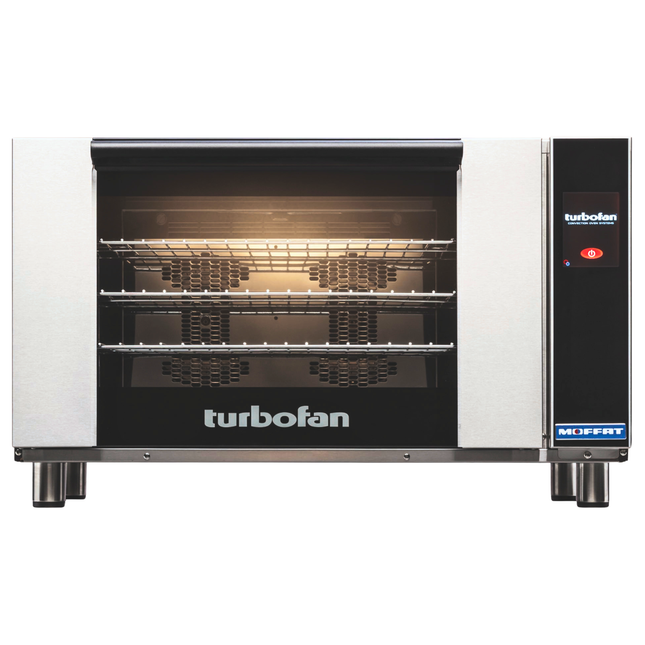 Turbofan convection oven on a white background