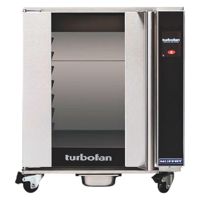 Turbofan convection oven on a white background